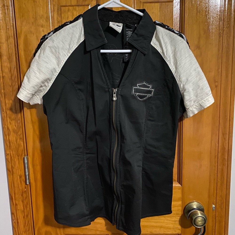 Harley Davidson Zipup shirt
